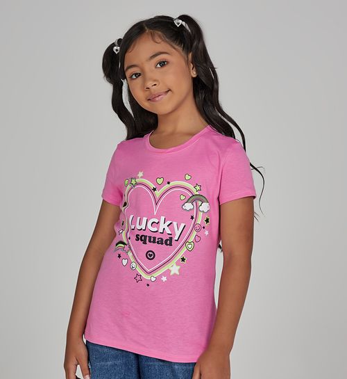 Camiseta manga corta con estampado
