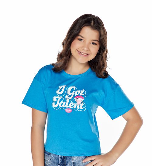 Camiseta manga corta para niñas junior