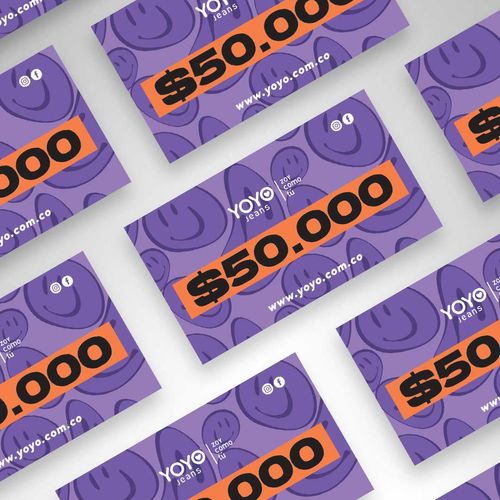 Tarjeta Regalo Ecommerce YOYO $50.000