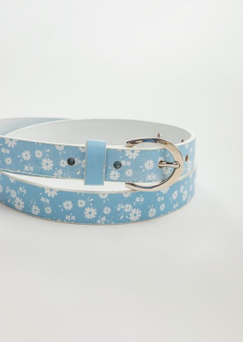 Correa azul estampado de flores para adolescentes