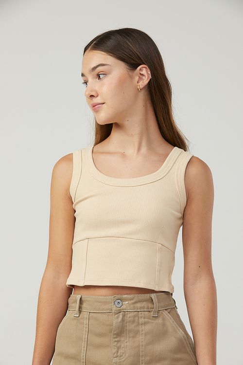 Camiseta arena con sesgos aéreos para adolescentes