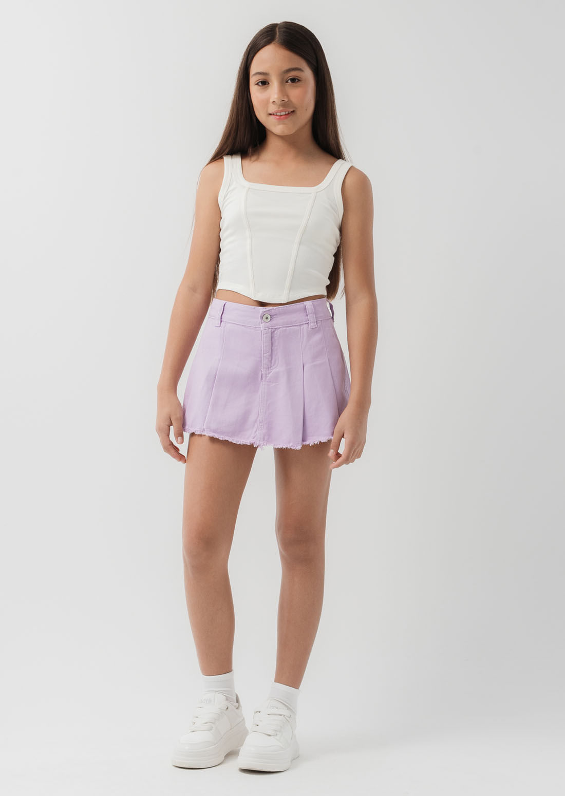 Una Falda Morada Falda Corta Lila Falda Corta Faldas LÃnea A Con