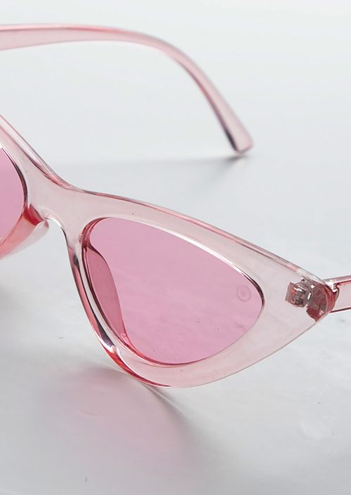 Gafas de sol rosa con glitter para jóvenes