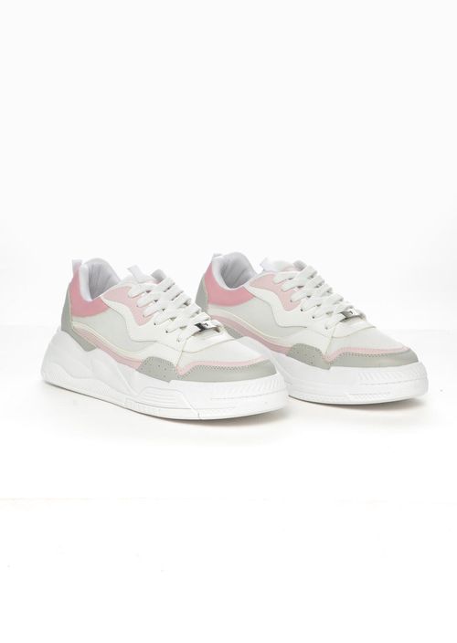 Tenis blancos con cortes para adolescentes