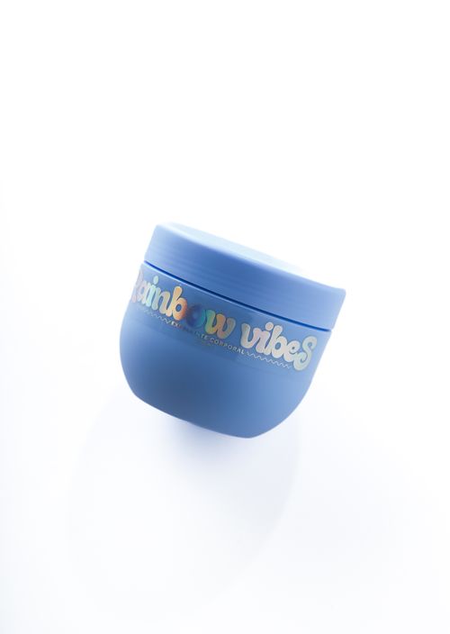 Exfoliante corporal azul para adolescentes