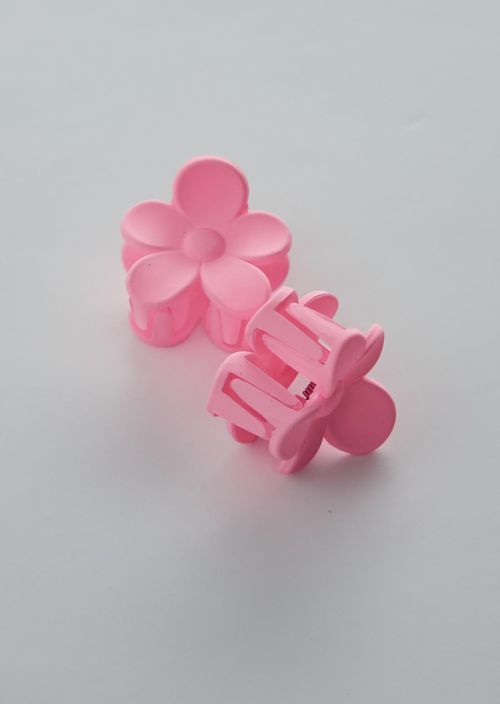 Duo de pinzas en forma de flor para jóvenes