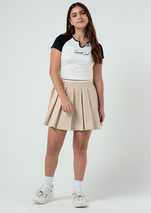 Falda arena de tablas para adolescentes
