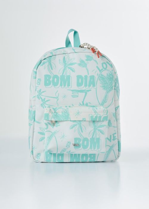 Morral marfil estampado para adolescentes